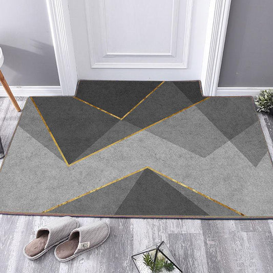 Entry Mat 40*60cm Entry Door Mat High-end Simple Modern Non-slip Wear-resistant Household Bathroom Carpet Foot Mat