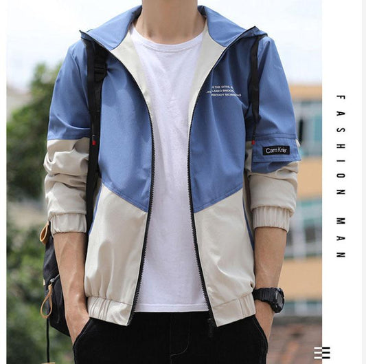 Men's Casual Sports Jacket Spring and Autumn Student Trend of Slim Clothing Jacket Men's Tops