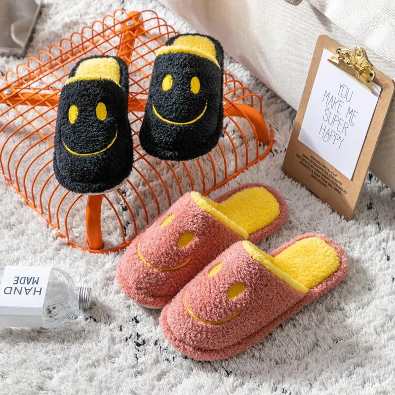 Autumn and Winter Pure Cotton Slippers Indoor Non-slip Soft-soled Shoes Warm Simple Plush Cotton Shoes