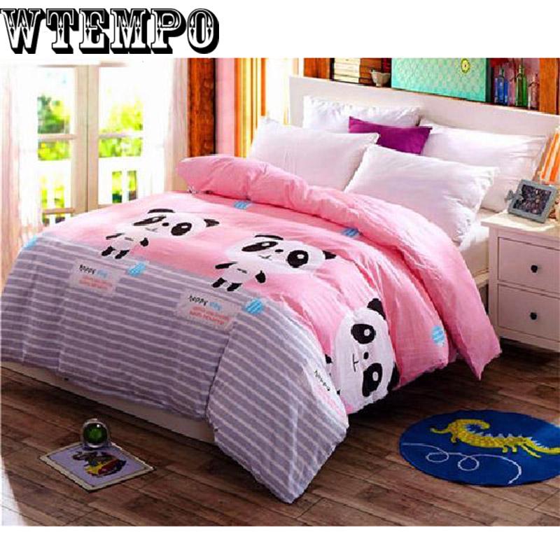 Brand Soft Cotton Printed Quilt Cover Four-piece Bedroom Home Comfort Bedding Set