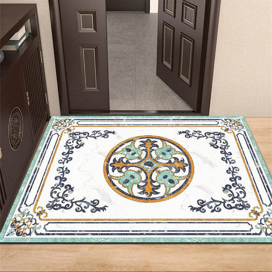 Modern and Simple Floor Mats60*90cm Waterproof and Oil-proof Can Be Scrubbed Kitchen Floor Mats PVC Non-slip Door Mats Can Be Cut