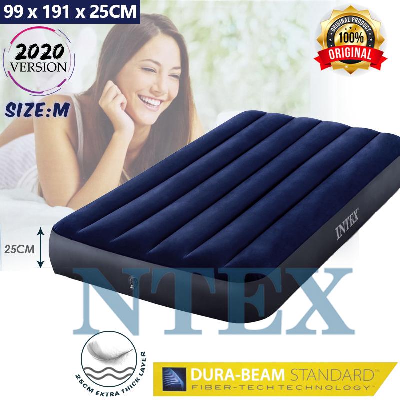 5 Sizes Version 25cm Extra Thick Dura Beam Standard Inflatable Air Bed Air Mattress Tilam Angin