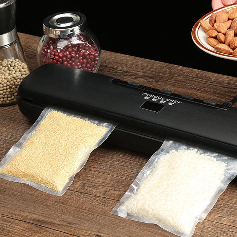 Best Food Vacuum Sealer  Automatic Commercial Household Food Vacuum Sealer Packaging Machine Include  Bags