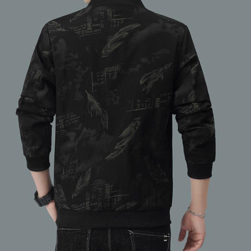 Jacket Men's Autumn Loose Version Trendy Men's Tops All-match Baseball Uniforms Business Jackets