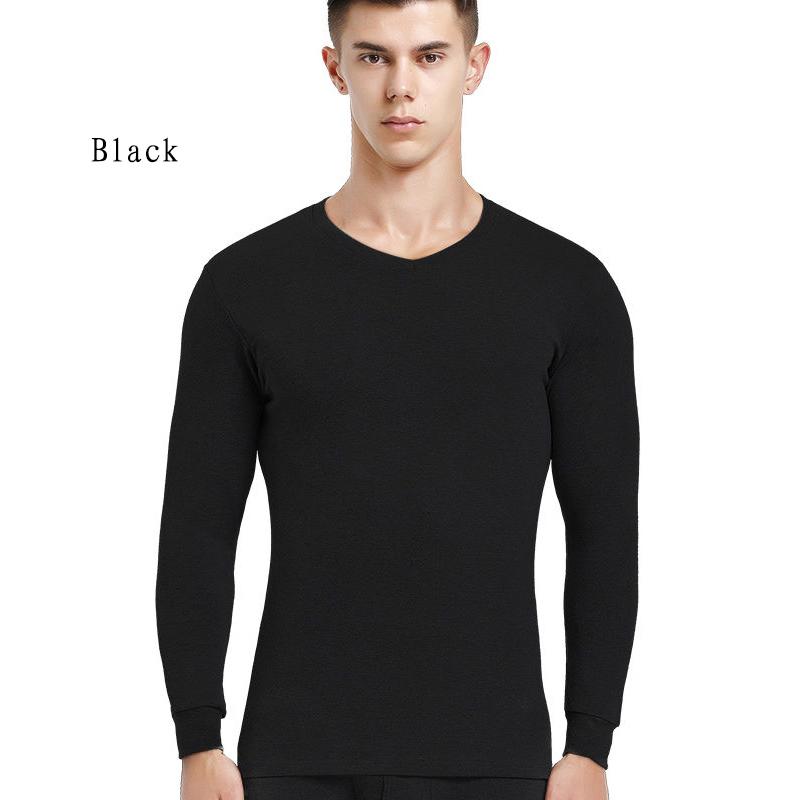 Men Winter Thermal Underwear Male Autumn Clothes Tight Suit Thicken Windproof Comfortable Soft Lining Long Sleeve High Elasticity Wearable Versatile