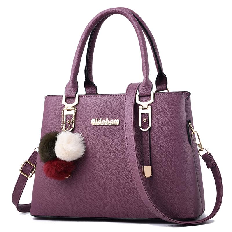 Shoulder Handbag Trendy wild Patent leather bag Big capacity Woman bag European and American style