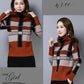 Autumn Winter Plaid Turtleneck Sweater Women Short Thick Pullover Sweater All-match Bottoming Shirt Jumper Top