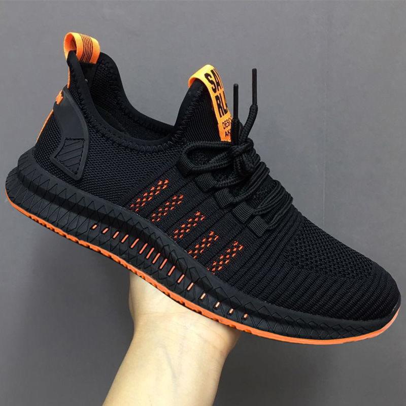 Men's Fashion Trend All-match Net Shoes Sneakers Student Casual Breathable Running Shoes