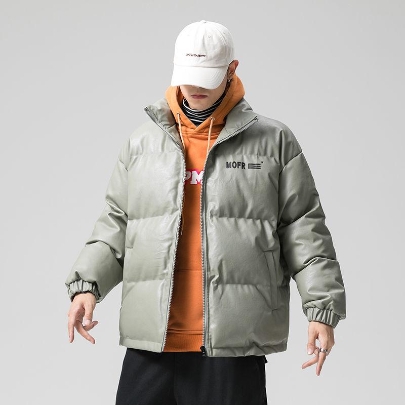 Winter Fashion Trend Cotton-padded Clothes Men's Loose and Thick Stand-up Collar Tide Brand Clothes All-match Warm Jacket