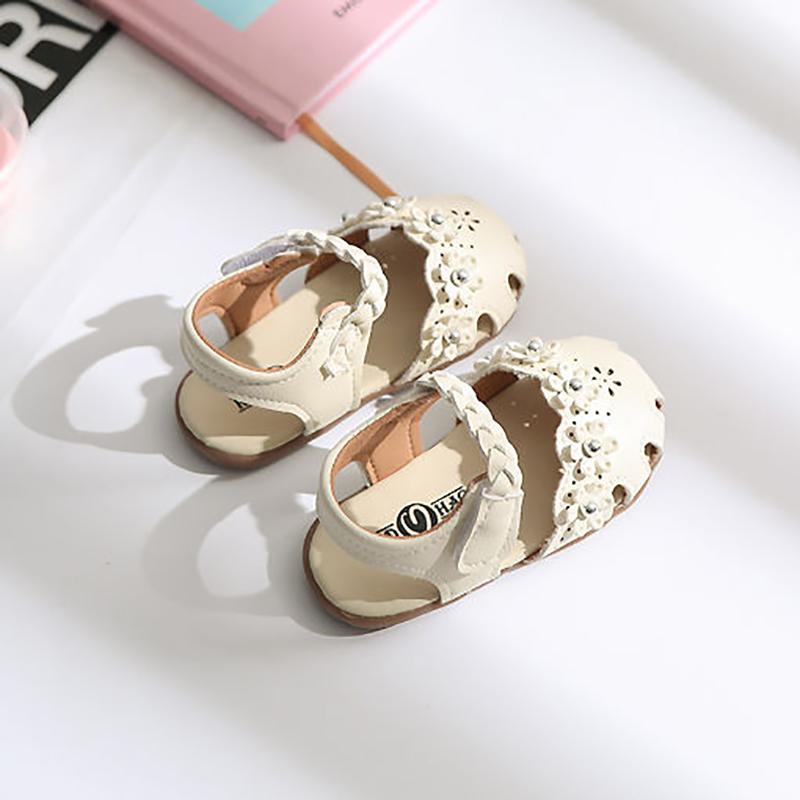 Children's Tendon-soled Sandals 2021 Summer New Girls Princess Shoes Anti-kick Soft Bottom Baby Toddler Shoes