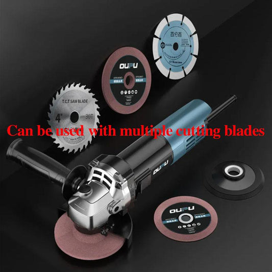 2400W Powerful Luxury Wired Angle Grinder Set Electric Grinder Polisher Handheld Cutter Can Cut Metal Stone