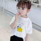 Summer Kids Cute Printing T Shirts Short Sleeve Tops Korean Style O-neck Loose T Shirts For Children Girls