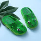 Cartoon Frog Slippers Parent-child Children's Soft Bottom Shoes Boys and Girls Baby Home Non-slip Slippers Flip Flops Cute Funny Shoes