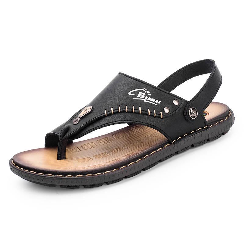 Beach Fashion Breathable Sandals Men's Soft Bottom Cool Drag Spray Men's Sandals