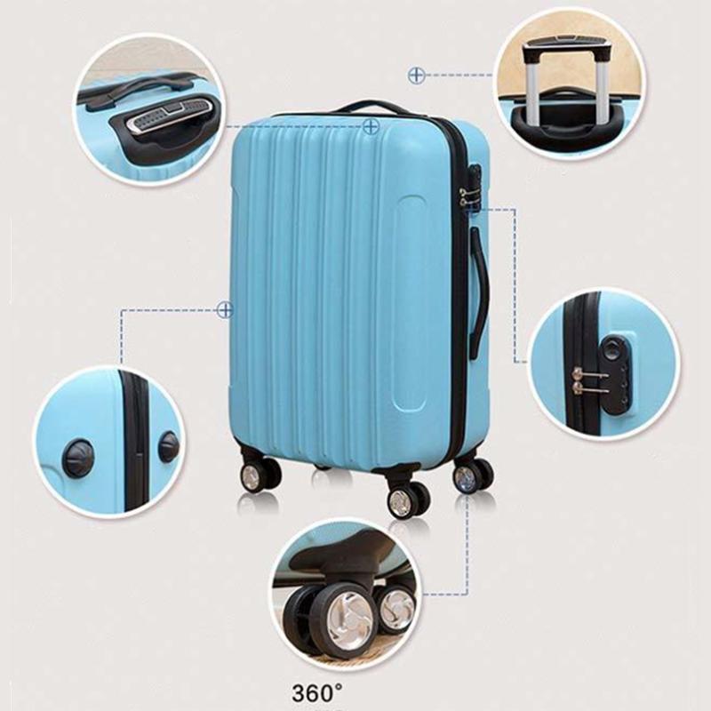 Trolley Case Universal Wheel 20-inch Suitcase Men and Women Boarding Case Sliding and Rolling Travel Code Luggage Trunk