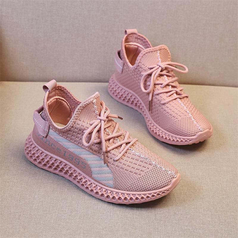 Size 35-41 Women Sneakers Basketball Shoes Lightweight Flying Woven Mesh Breathable Running Shoes