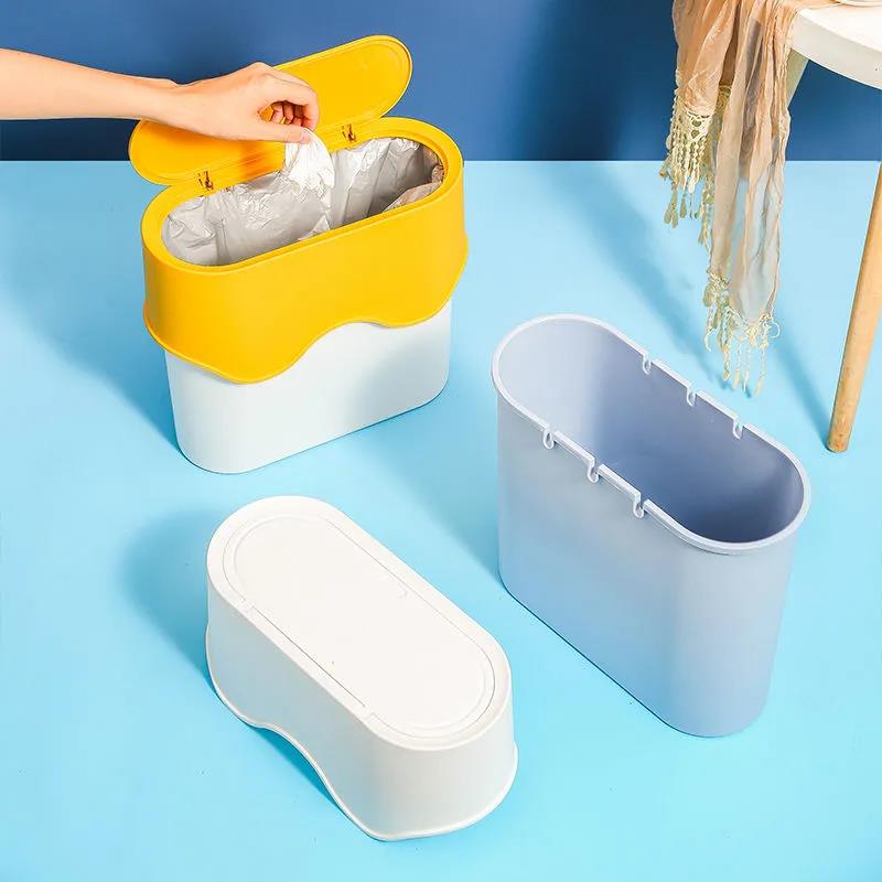 Classification Trash Can Household Press Thickening Living Room Bedroom Kitchen Bathroom Toilet Office Paper Basket Paper Tube