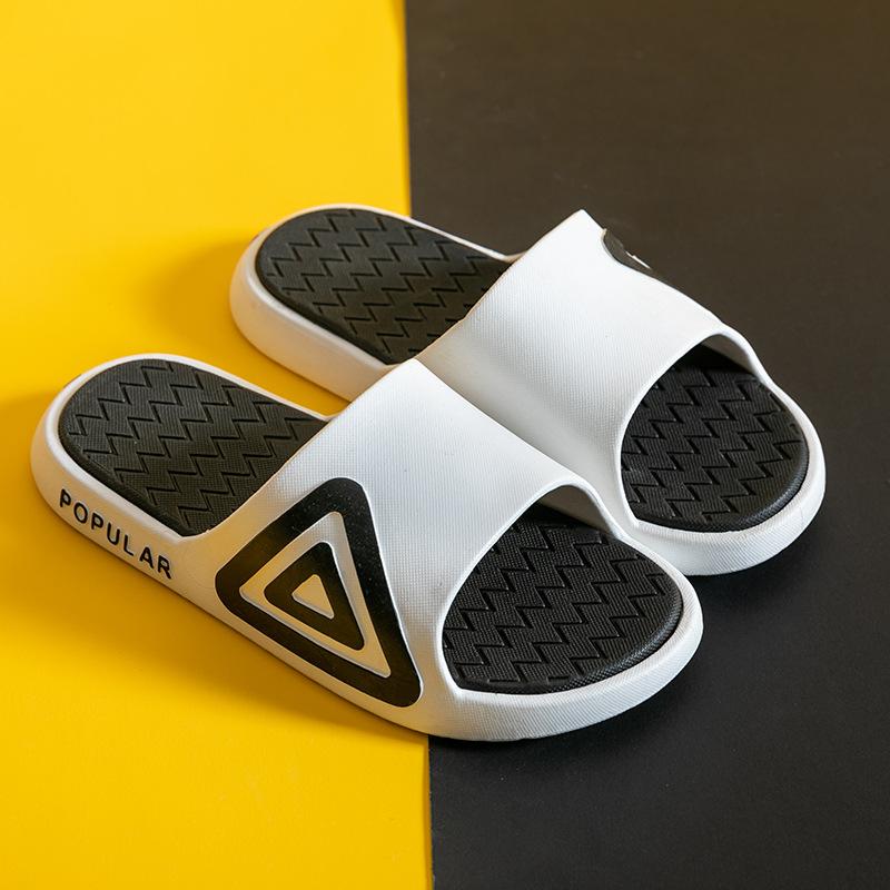 Trendy Home Men's Slippers Summer Fashion Korean Personality Couple Sandals Men's Beach Flip Flops