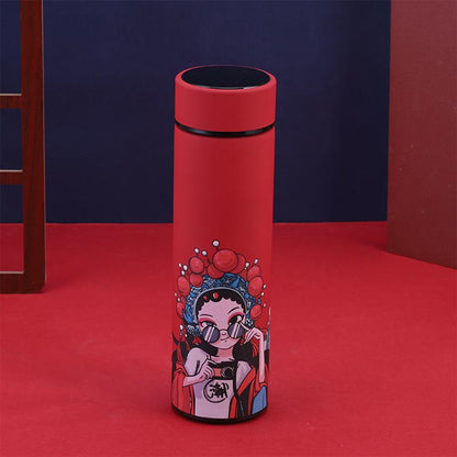 Chinese Style Vacuum Flask 304 Stainless Steel Chinese Style Male and Female Tea Cup Water Cup Vacuum Flask