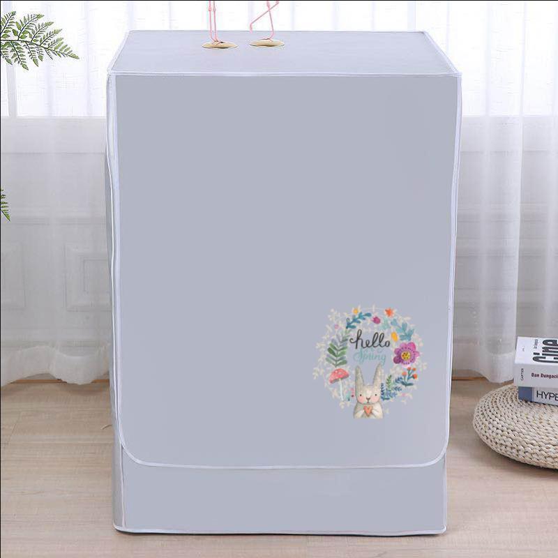 TAutomatic Roller Washer Sunscreen Washing Machine Waterproof Cover Dryer Polyester Dustproof Washing Machine Cover