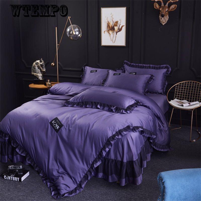 100% Chinese Silk Bedding Set with Duvet Cover Bed Sheet Pillow Cover Luxury Satin Bedding