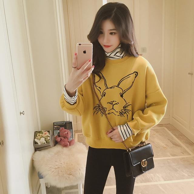 Autumn and Winter Solid Color Long-sleeved Large Size Cashmere Sweater Turtleneck Sweater Female