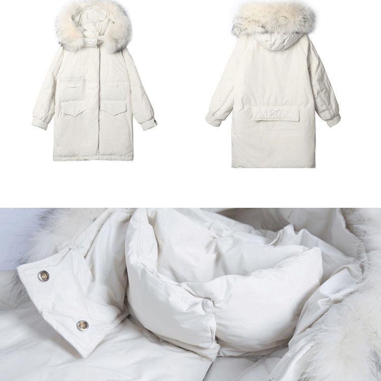 Women's Padded Jacket Mid-length Loose Large Size A-line Version Cotton-padded Jacket