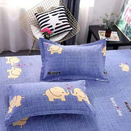 A Pair of Pillowcases Plus Fashion Printing Pillowcase 48*74 Thick Brushed Pillowcase for Double Bedroom