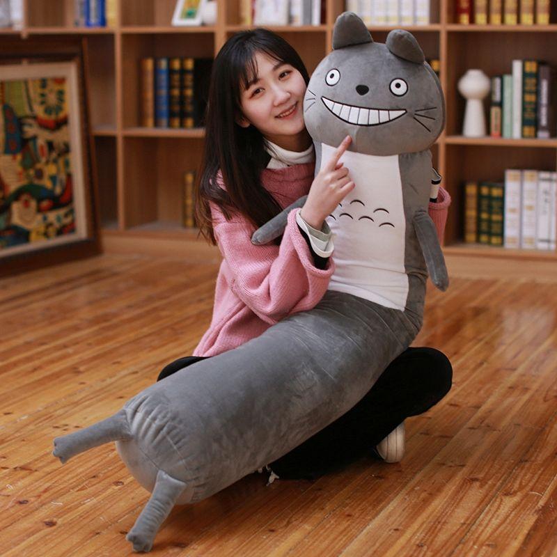 Long Strip Pillow Cylindrical Plush Sleeping Pillow Removable Washable Bed Sleeping Pillow