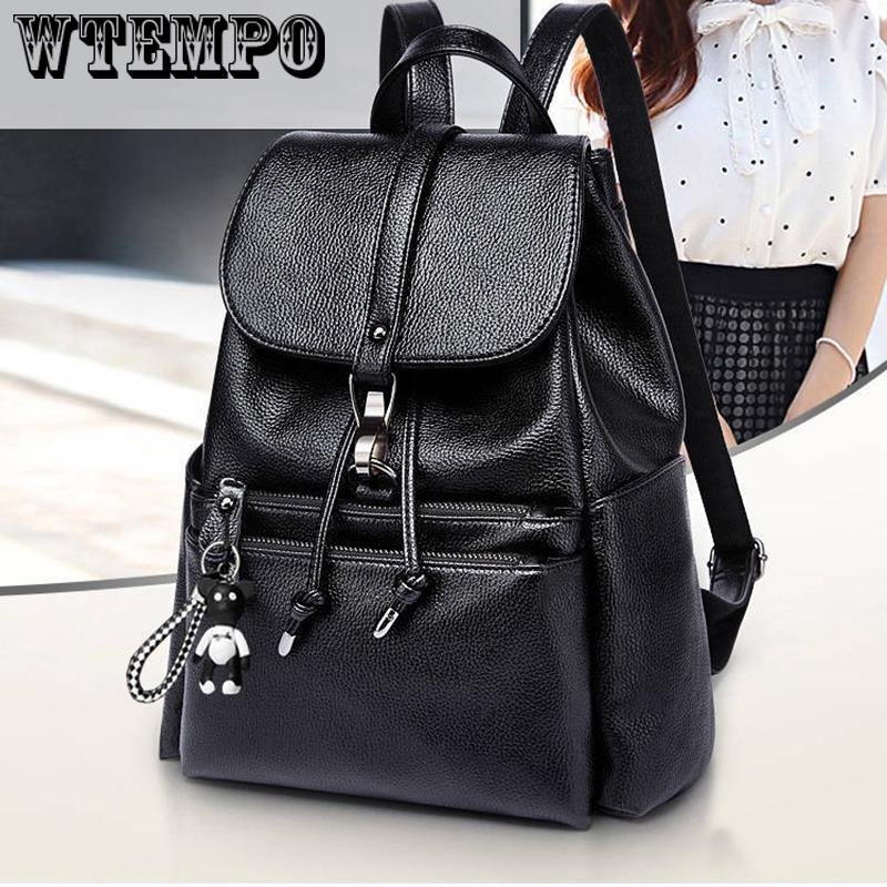 New Casual Backpack Female Brand Leather Women's Backpack  Shoulder Bags for Women