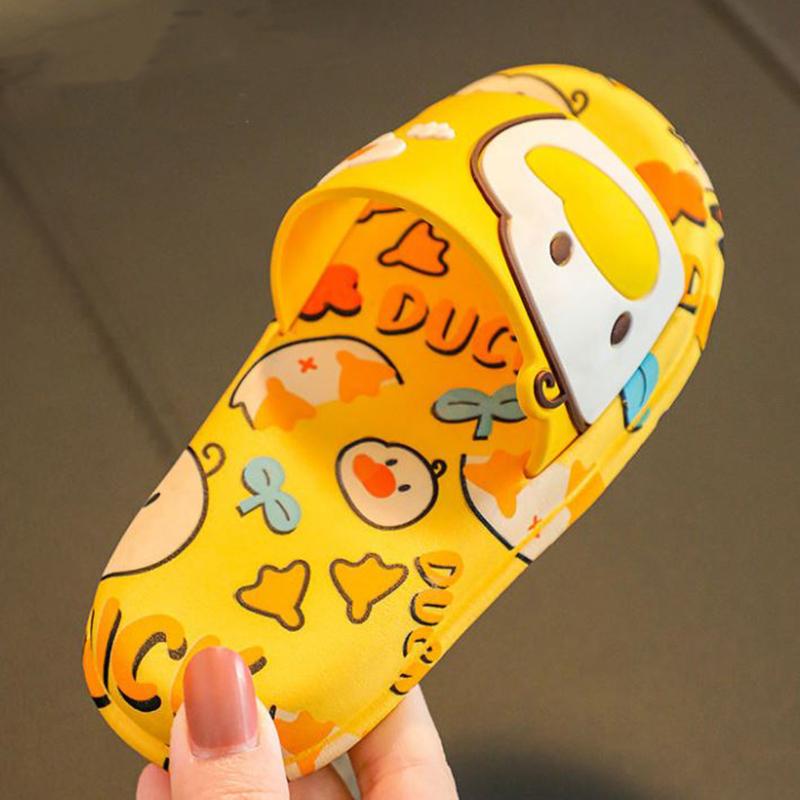 Children's Sandals  Slippers Summer Boys Girls Non-slip Soft Bottom Kids Bathroom Bath Cartoon Household Baby Slippers