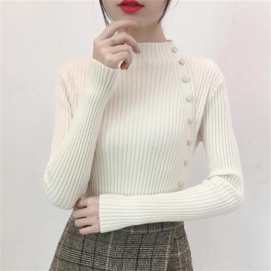 Womens Sweaters  Winter Tops Turtleneck Sweater Women Pullover Jumper Knitted Sweater