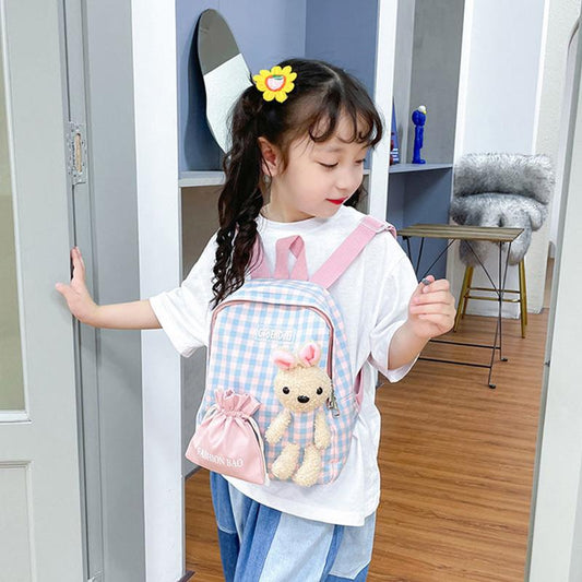 Cartoon Cute Student Backpack School Bag Backpack Canvas Korean Small Backpack Children Travel Bag Boys and Girls Backpacks