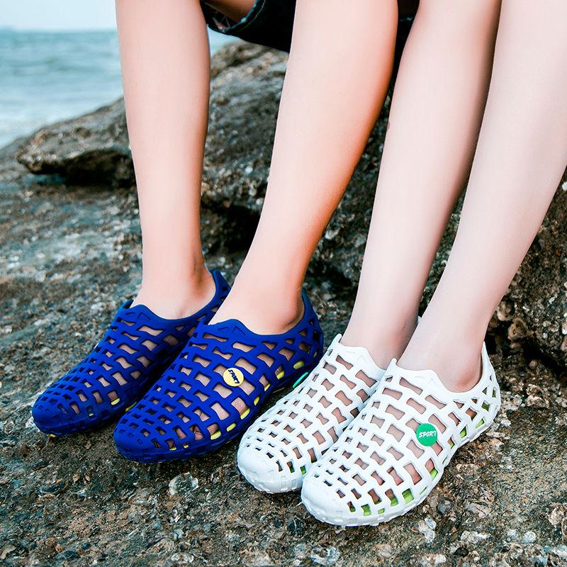 Pair of Shoes Unisex Breathable Mesh Sports Leisure Beach Shoes Sandals Non-slip