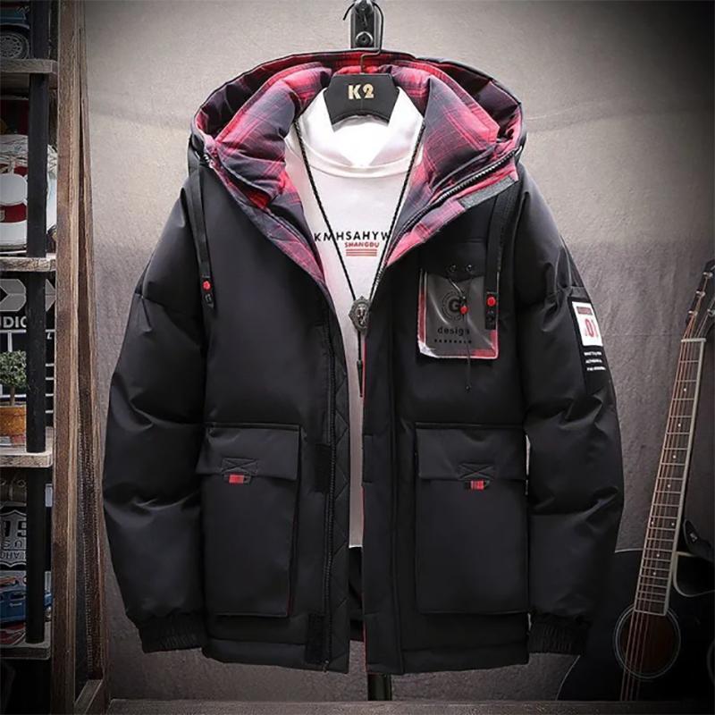 Men's Cotton Winter Warmth and Thick Winter Jacket Men's Casual Winter Jackets Down Padded Jacket