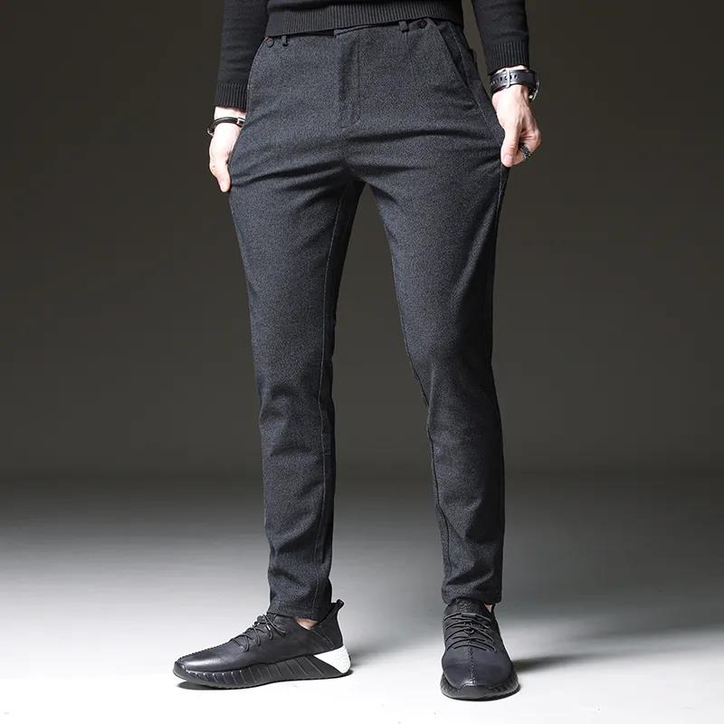 Spring and Autumn Spring Men's Casual Pants Loose Straight Middle-aged Men's Autumn and Winter Casual Trousers