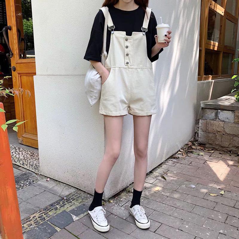 WTEMPO Woman Jeans Long Romper Summer Denim Jumpsuit  Pants Zipper Pockets Sleeveless Adjusted Overalls Jeans Trousers