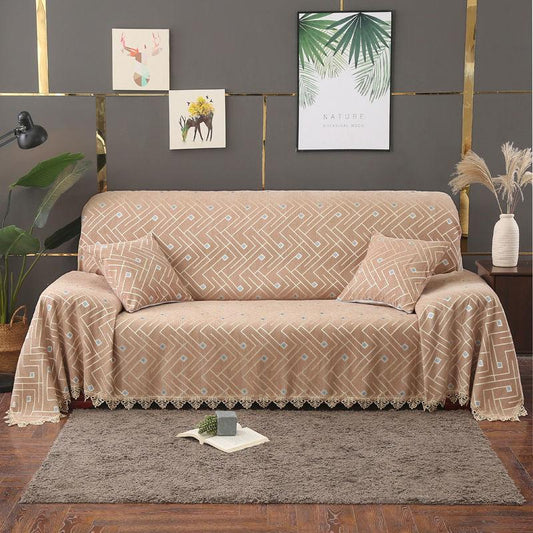 Thick Non-slip Sofa Towel Cover Cloth Sofa Cushion Simple Sofa Dust Cover Four Seasons Universal Sofa Cushion Blanket