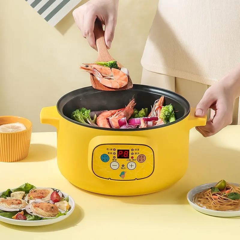 Electric Frying Pan, Multi-function Electric Pot Student Dormitory Mini Non-stick Small Pot