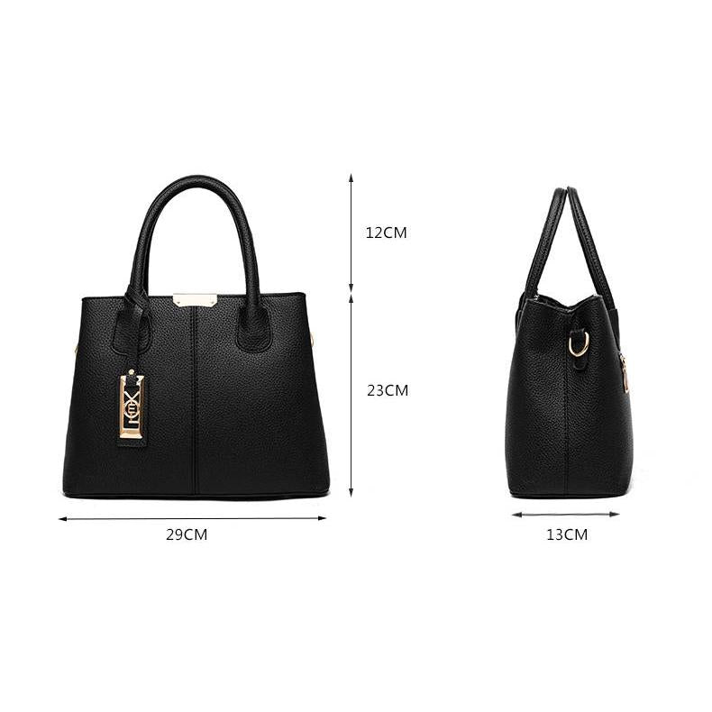 Patent leather bag Big capacity Woman bag European and American style Shoulder Handbag Trendy wild