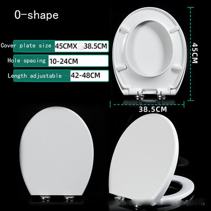 Toilet Cover Thickened Household General Old-fashioned V-shaped U-shaped Square O-shaped Toilet Seat Cover