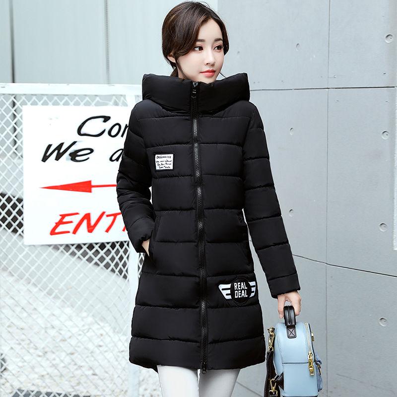 Large size Down Winter Woman's Cotton Clothing Woman's Winter Long Sleeve Warm Jacket Fashion