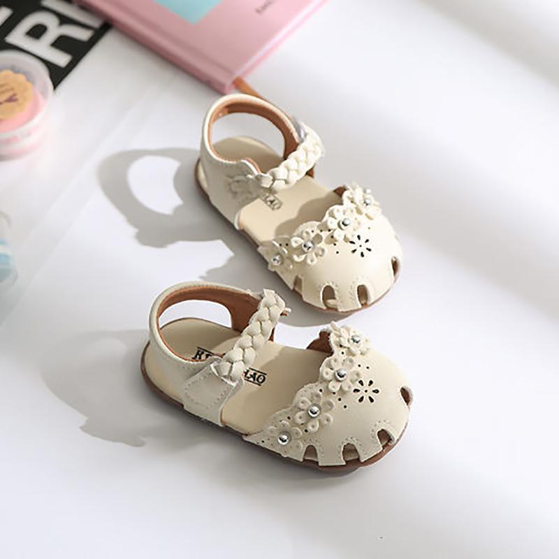 Children's Tendon-soled Sandals 2021 Summer New Girls Princess Shoes Anti-kick Soft Bottom Baby Toddler Shoes