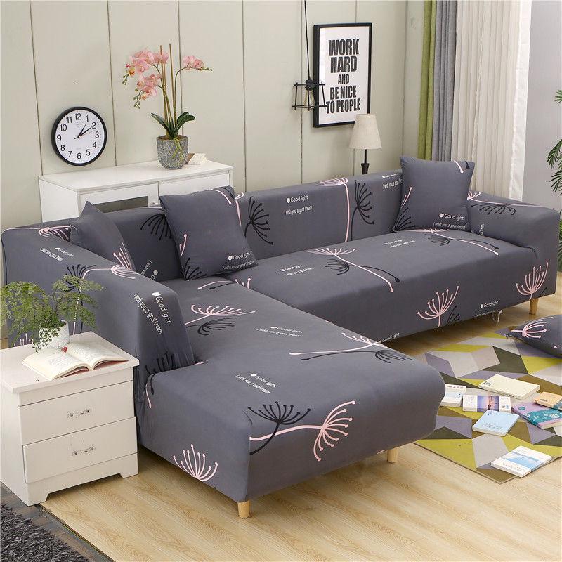 Elastic Sofa Cover Stretch Sofa Covers for Living Room Couch Cover for L-shape Corner Sectional Sofa