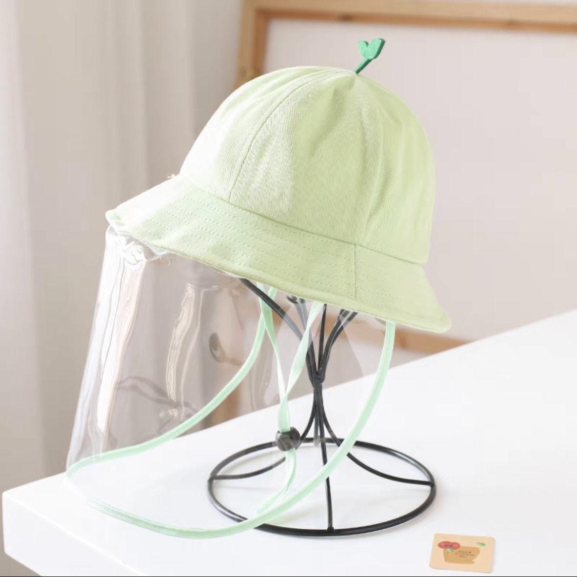 Baby Hat Spring and Autumn Summer Protective Face Mask Epidemic Prevention Boys and Girls Baby Anti Droplet Children's Fisherman Hat