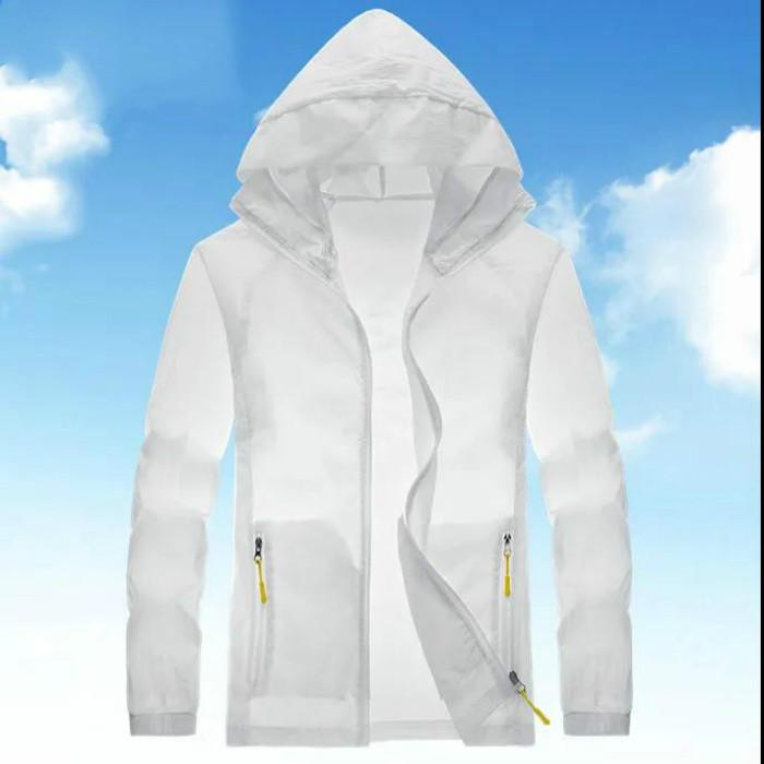 Summer and autumn Sun Protection Clothing Men's Ice Silk Jacket Ultra-thin Fishing Clothing Skin Clothing Anti-ultraviolet Loose Trend