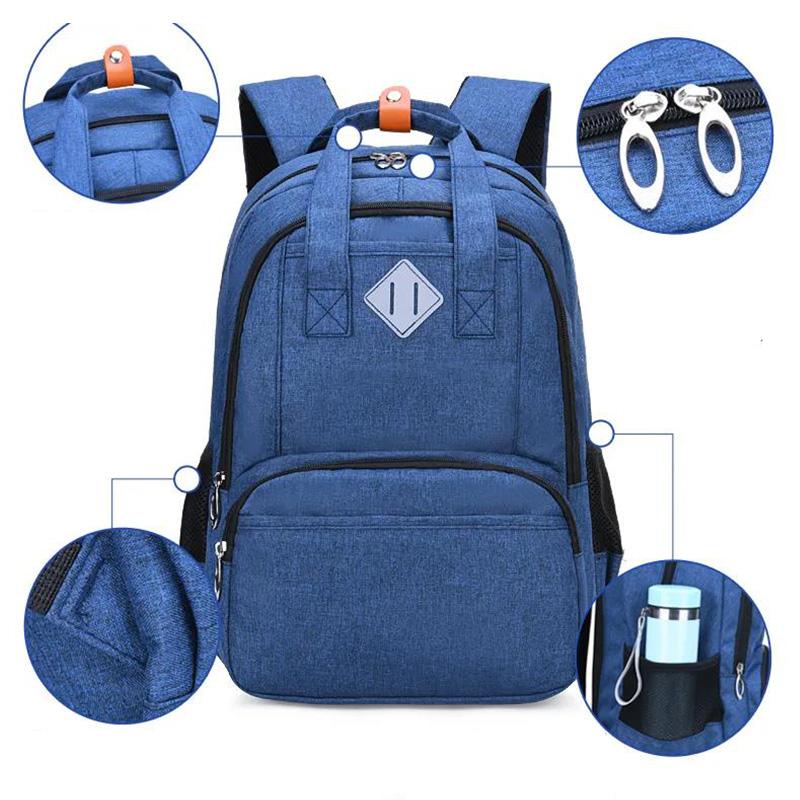 Junior High School and Elementary School Students Schoolbag Backpack Male Large-capacity Leisure Computer Backpack Travel Bag Female Fashion Trend