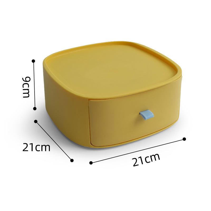 Desktop Storage Box Drawer Type Cosmetic Box Storage Box Small Plastic Jewelry Box Multi-function Finishing Box