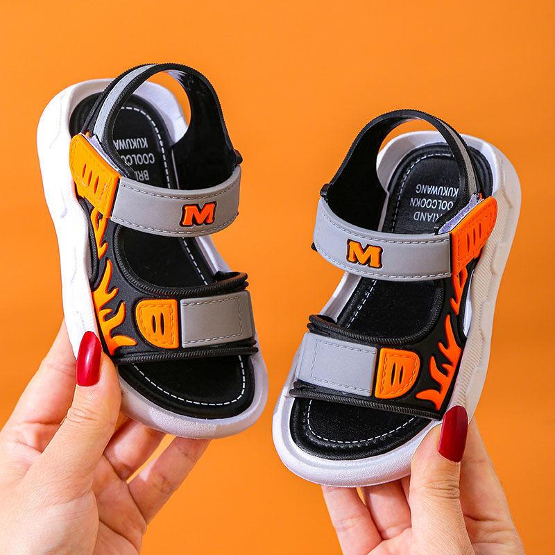 Boy's Sandals In Summer Big Children's Boys Soft-soled Non-slip Children's Baby Shoes Children's Beach Shoes