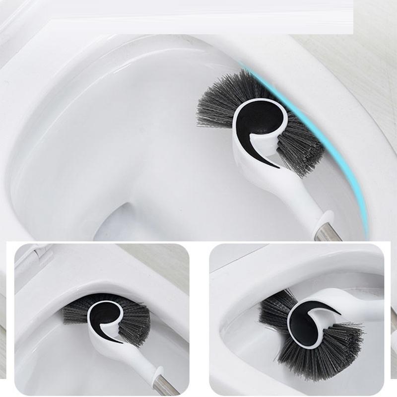 Toilet Brush Set Toilet Toilet Brush Multi-function Cleaning Brush To Remove Dead Spots To Wash Toilet Brush with Long Handle and Base